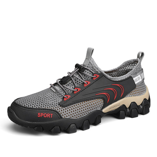 Damen Sportliche Mesh-Sneaker mit rutschfestem Profil EB
