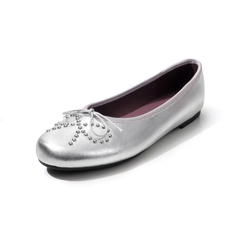 Damen Ballerinas mit funkelnden Strassdetails EB