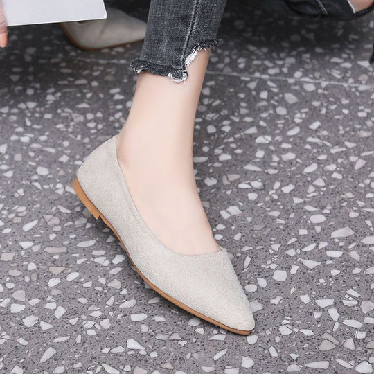 Damen Elegante Ballerinas mit spitzem Design und weicher Polsterung EB