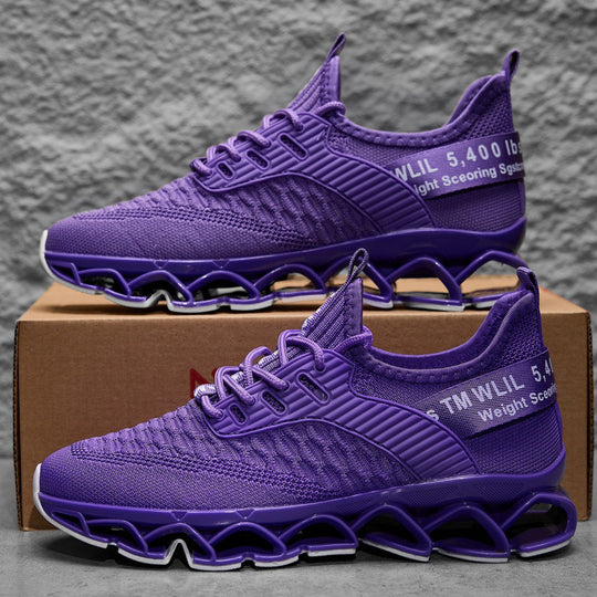 Damen Sportliche Dämpfungs-Sneaker mit atmungsaktivem Obermaterial EB