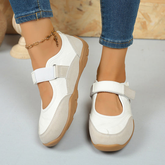 Damen orthopädische Komfortschuhe mit verstellbarem Klettverschluss EB