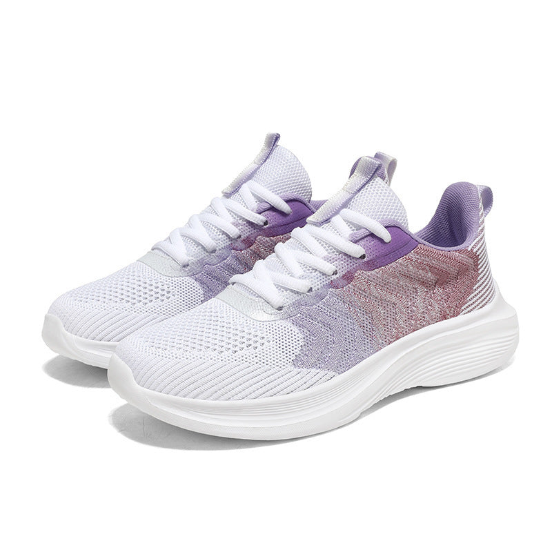 Damen sportive Laufschuhe mit atmungsaktivem Obermaterial und dämpfender Sohle EB
