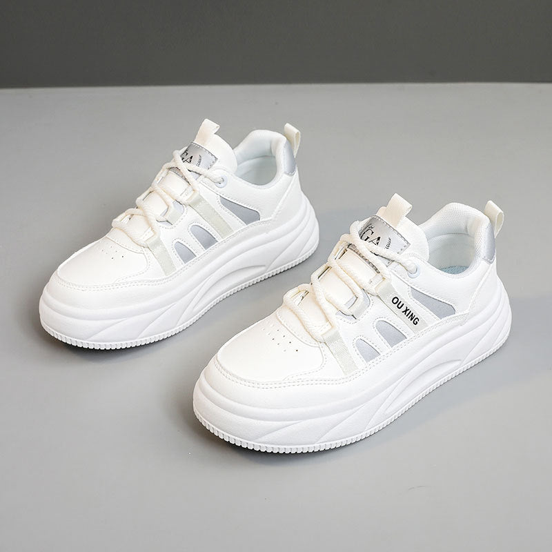 Damen Sportliche Sneakers mit dämpfender Laufsohle und atmungsaktiver Obermaterialstruktur EB