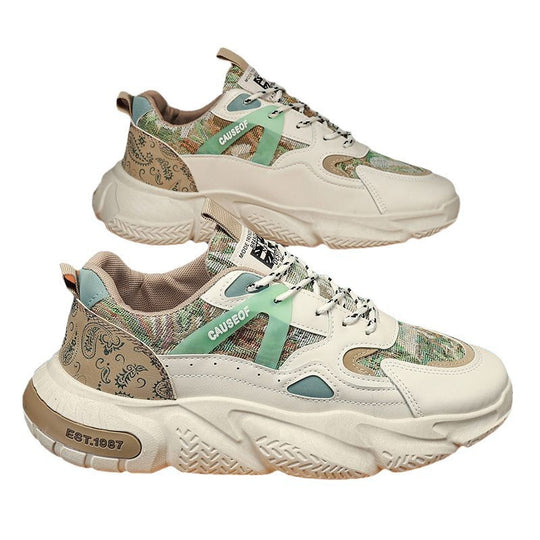 Damen Sportliche Chunky Sneakers mit atmungsaktivem Obermaterial EB