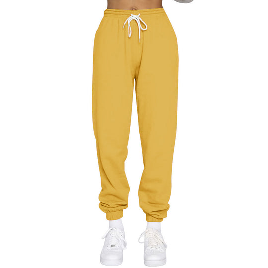 Damen nan taillierte Jogginghose mit hohem Bund Kordelzug und elastischen Knöchelbündchen EB
