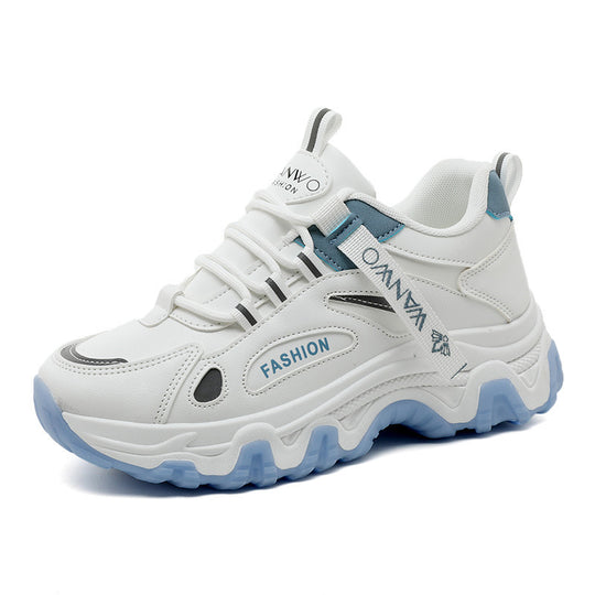 Damen modische Sneakers mit atmungsaktiver Struktur und dämpfender Laufsohle EB