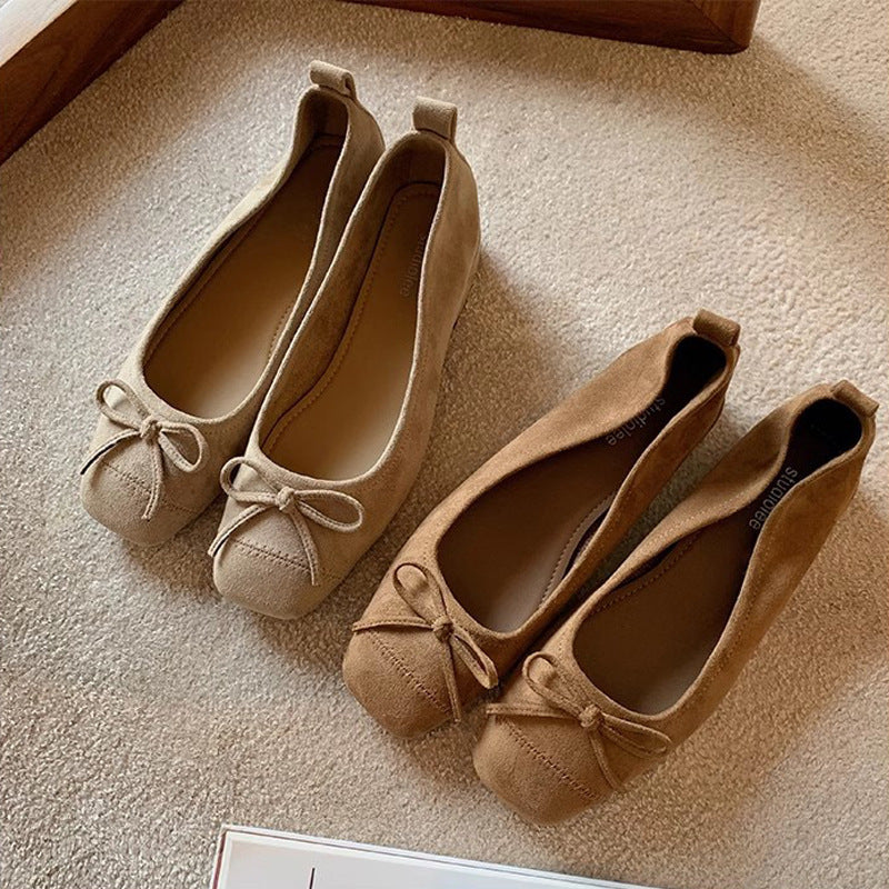 Damen Ballerinas mit dekorativem Schleifen-Detail EB