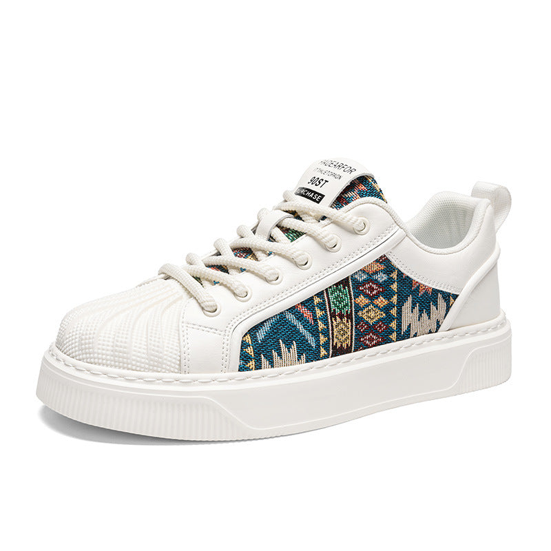 Damen Stylische Sneakers mit einzigartigem Ethno-Muster EB