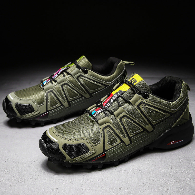Damen Sportliche Trailrunning-Schuhe mit rutschfester Profilsohle und atmungsaktivem Obermaterial EB