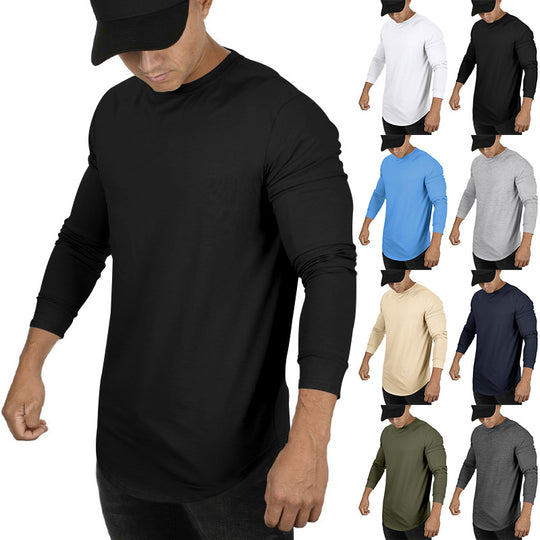 Herren Langarmshirt mit innovativem Schnitt und atmungsaktiver Struktur EB