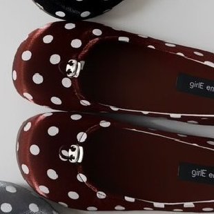 Damen Ballerinas mit elegantem Punktedesign und komfortablem Fußbett EB