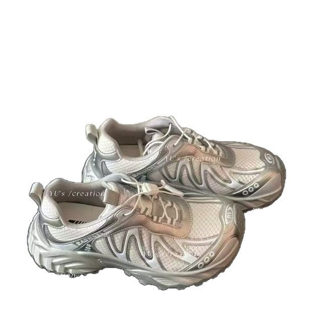 Damen modische Laufschuhe mit stoßdämpfender Sohle und atmungsaktivem Obermaterial EB