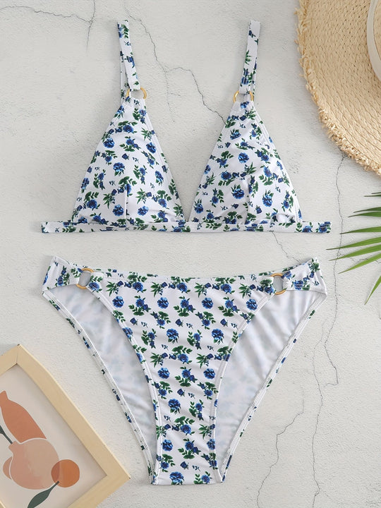 Damen Triangel-Bikini mit luxuriösen Details EB