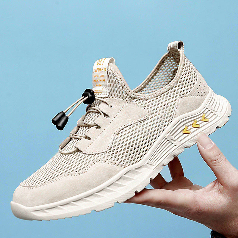 Damen Sportliche Freizeitschuhe mit atmungsaktivem Mesh-Obermaterial und innovativem Schnürsystem EB