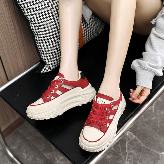 Damen Sneakers mit modernem Plateau-Design EB