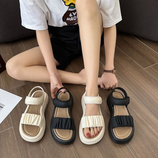 Damen Strapazierfähige Sommer-Sandalen mit gepolstertem Obermaterial und rutschfester Sohle EB