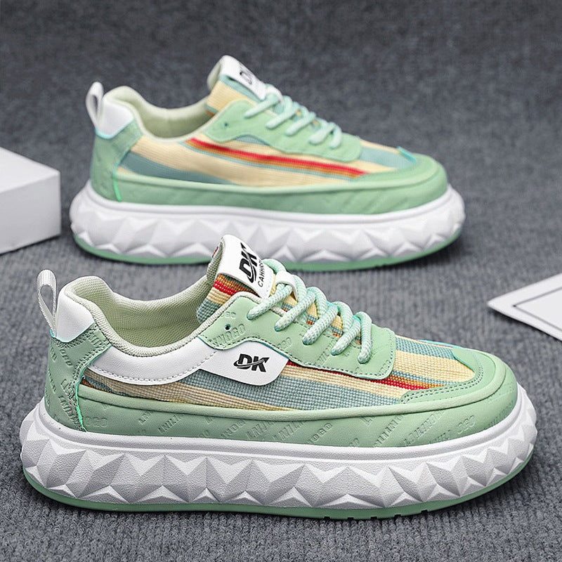 Damen Sportliche Lauf-Sneaker mit dickem Profil und atmungsaktiver Oberfläche EB