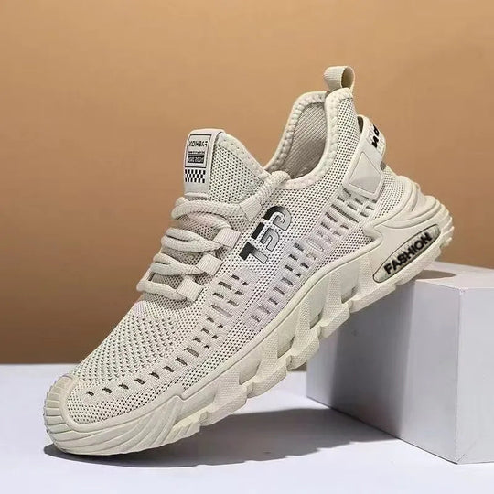 Damen Leichte Mesh-Sneaker mit dämpfender Laufsohle und modernem Design EB