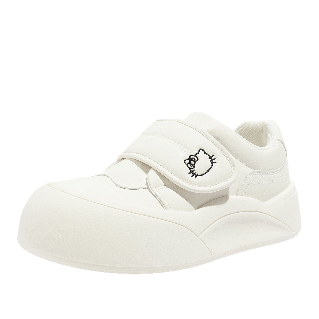 Damen Sneaker mit Klettverschluss und charmantem Tiermotiv EB