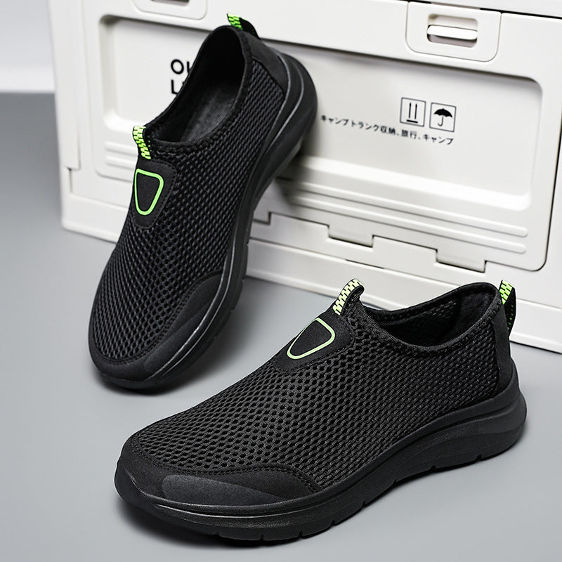 Damen Atmungsaktive Slip-On Sneakers mit flexiblem Netzdesign EB