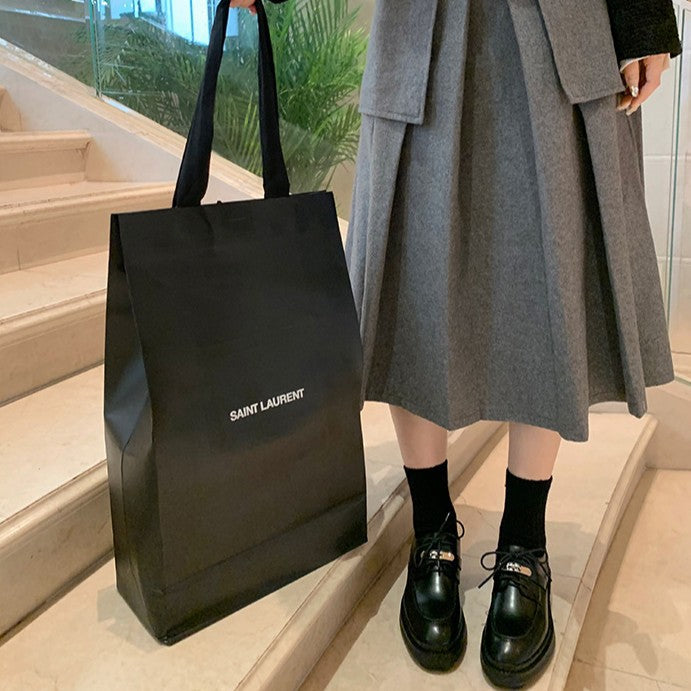 Damen elegante Mokassins mit dekorativem Schnallenverschluss EB