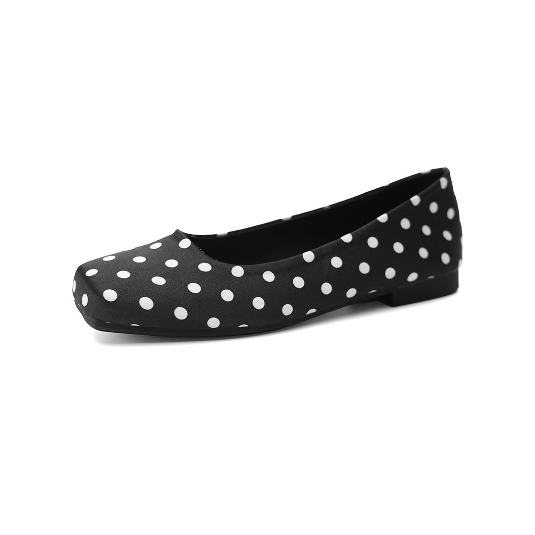 Damen Ballerinas mit verspieltem Punktedesign und bequemem Fußbett EB
