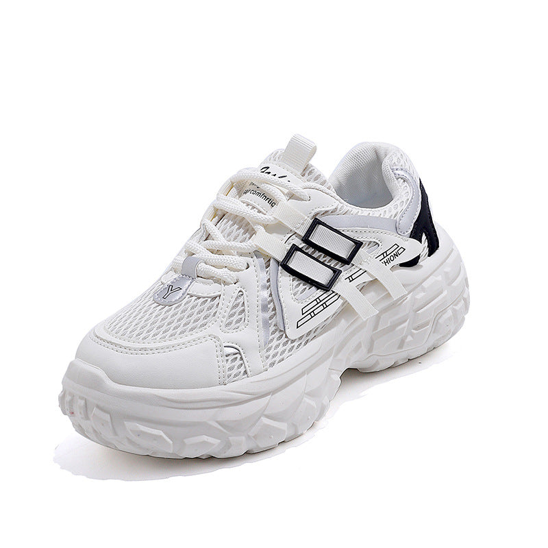 Damen Sportliche Sneakers mit atmungsaktivem Obermaterial und ergonomischer Dämpfung EB