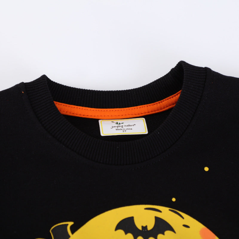 Jungen Sweatshirt mit gruseligem Monster-Truck-Motiv EB