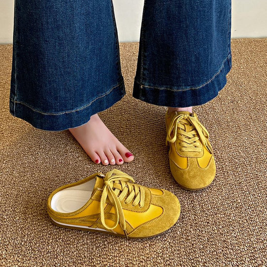 Damen bequeme und atmungsaktive Sneaker mit rutschfester Sohle EB