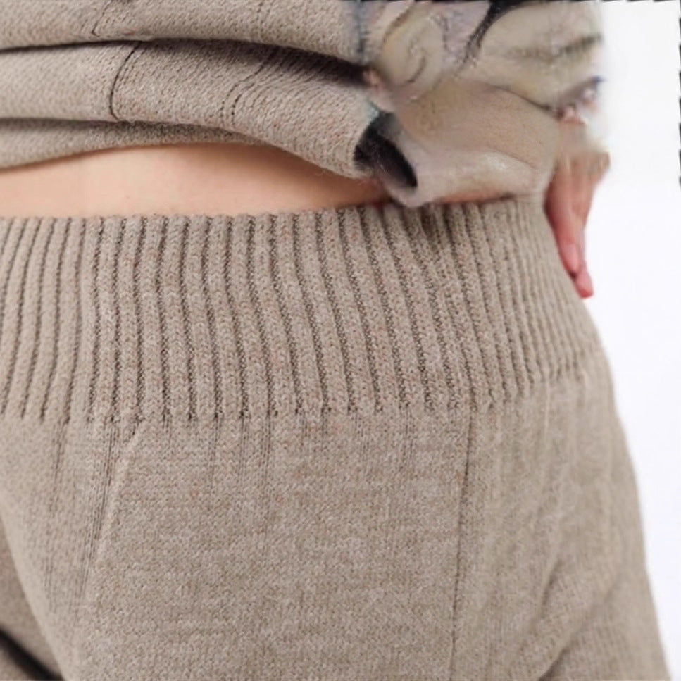 Damen gemütlicher Strick-Cardigan mit praktischen Taschen und Knopfdetails EB