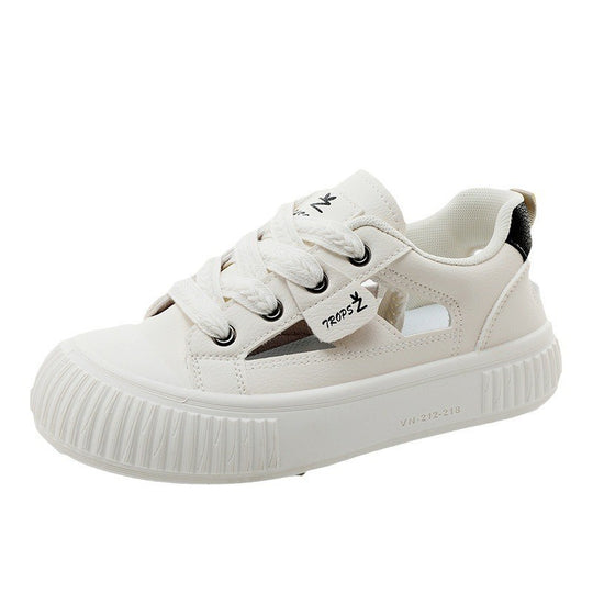 Damen Sportliche Sneaker mit atmungsaktiver Obermaterialstruktur und stoßdämpfender Sohle EB