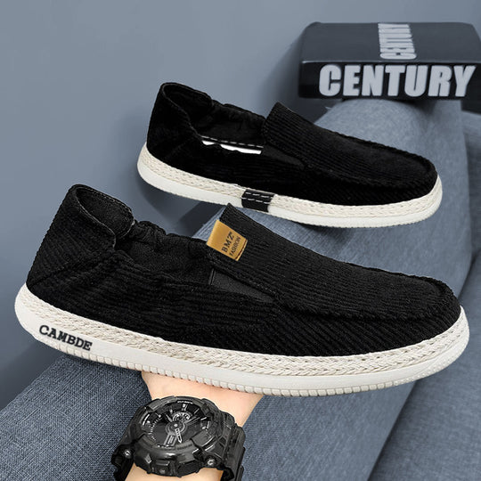 Damen Bequeme Slip-On Freizeitschuhe mit elastischem Obermaterial EB