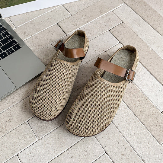 Damen Atmungsaktive Clogs mit verstellbarem Riemen EB