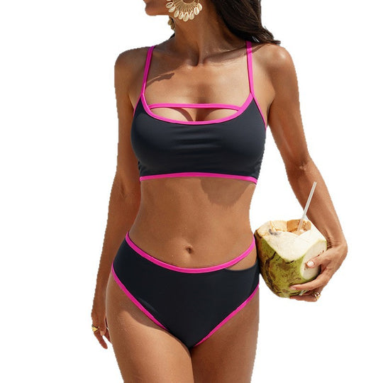 Damen Sportlicher Bikini mit innovativem Design EB