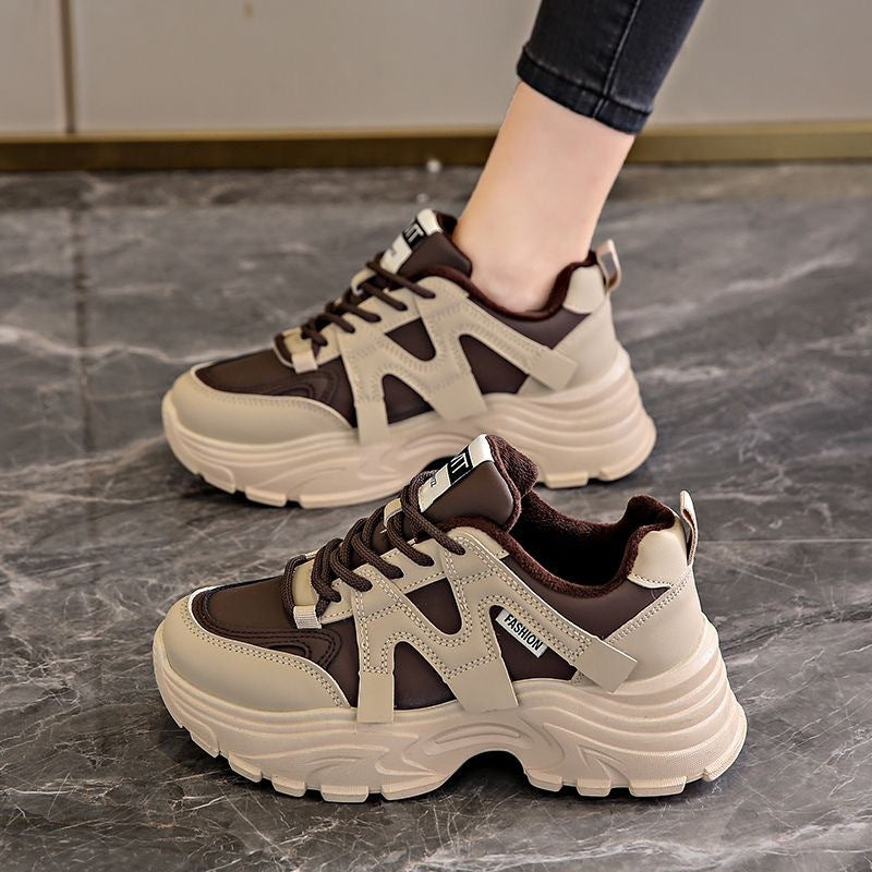 Damen Sportliche Komfort-Sneaker mit dämpfender Sohle und stylischem Design EB