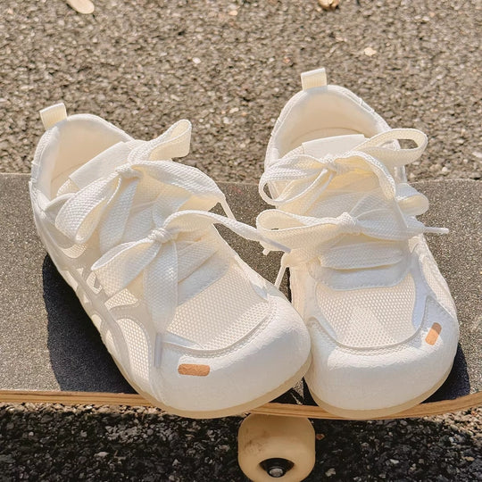 Damen Sportliche Sneaker mit innovativem Netzdesign und komfortabler Schnürung EB