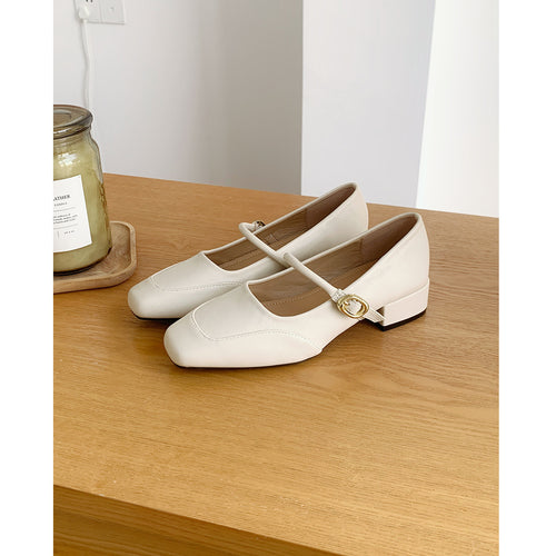 Damen Ballerinas mit elegantem Schnallenverschluss und bequemer Innensohle EB