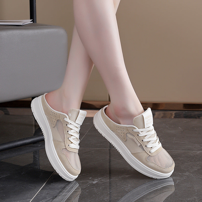 Damen Atmungsaktive Lifestyle-Sneaker mit rutschfestem Profil EB