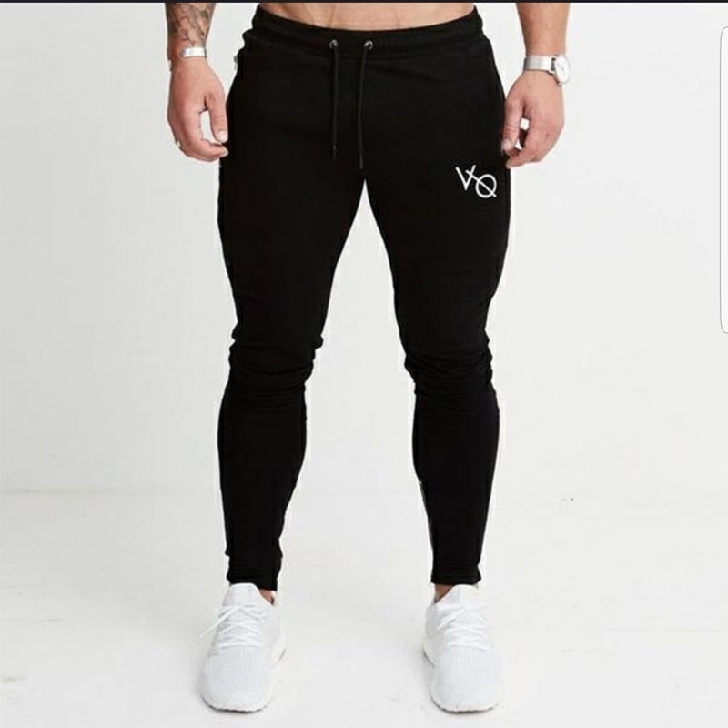 Herren nan schmal geschnittene Jogginghose mit elastischem Bund und Kordelzug EB