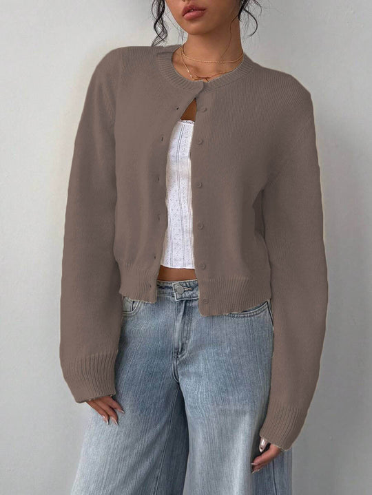 Damen Strickjacke im Oversized-Stil EB