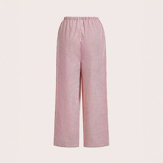 Damen lässige Freizeithose mit Gürtel EB