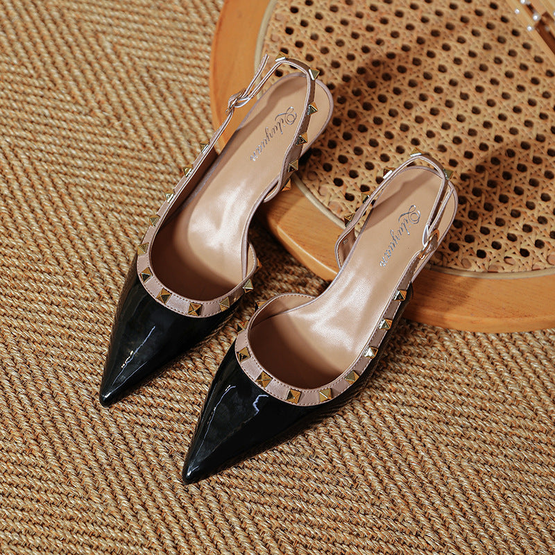 Damen Slingback-Pumps mit eleganten Strukturdetails EB