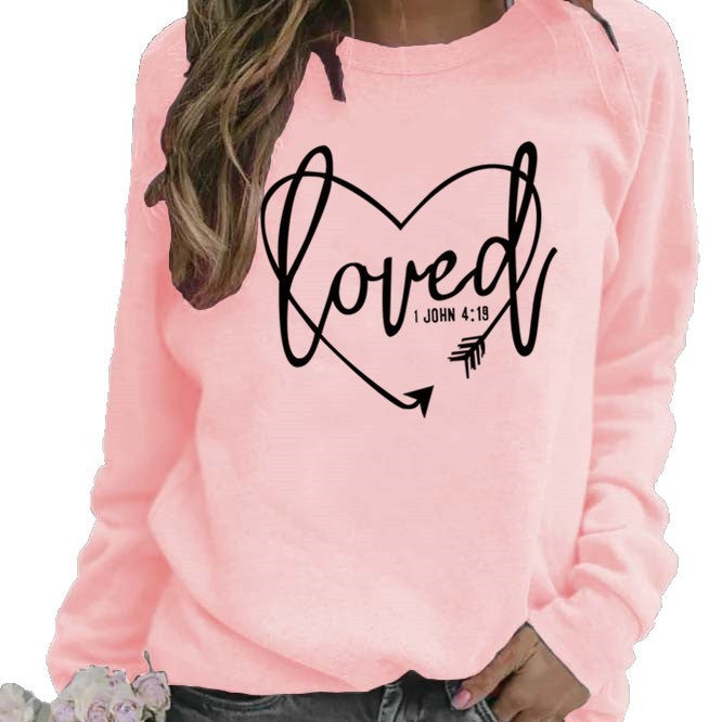 Damen Sweatshirt mit inspirierendem Schriftzug und trendigem Design EB