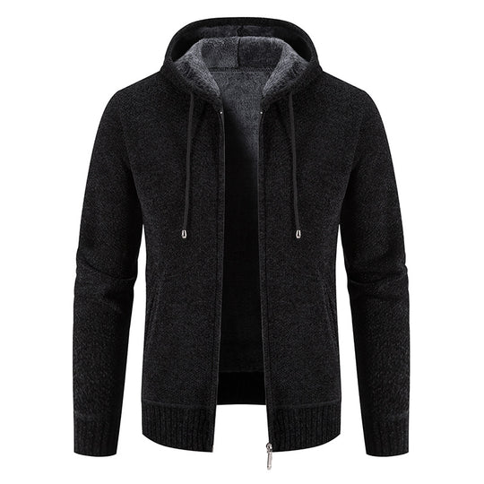 Herren Kapuzenjacke mit weichem Innenfutter und innovativem Design EB