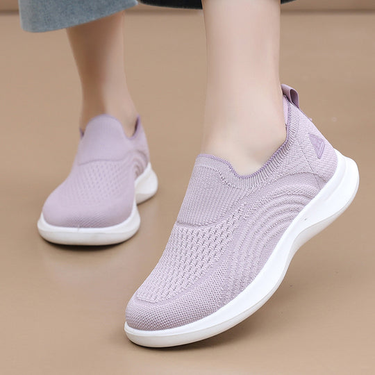 Damen Atmungsaktive Slip-On Sport-Sneaker EB