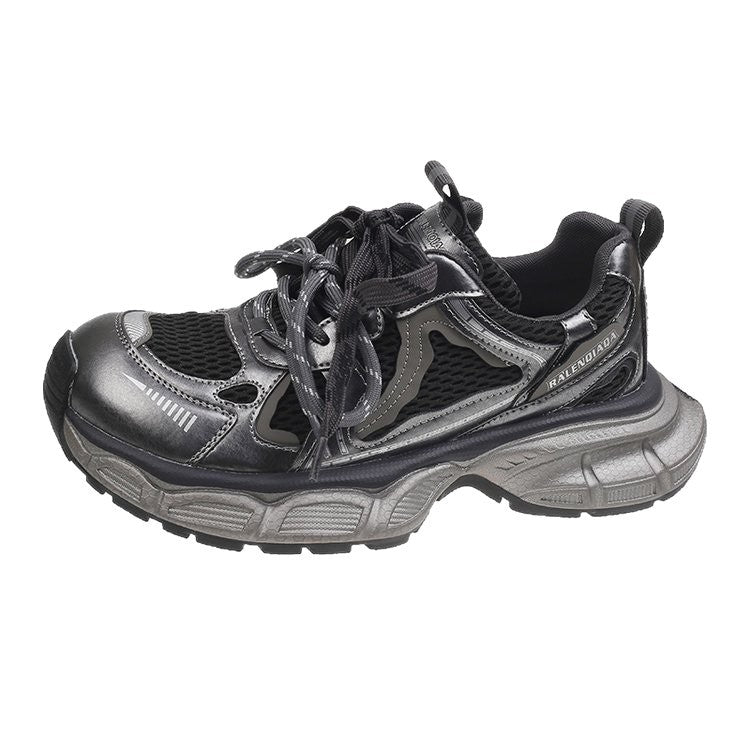 Damen Sportliche Sneakers mit robustem Sohlenprofil und atmungsaktivem Obermaterial EB