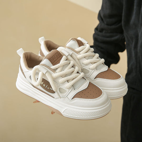 Damen trendige Sneaker mit auffälligem Design und bequemer Dämpfung EB