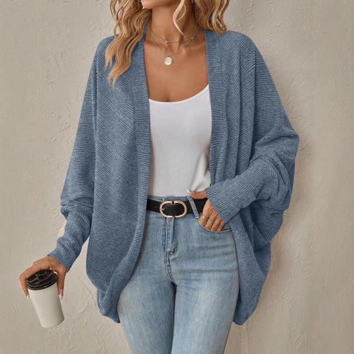 Damen Oversized Strickjacke mit lässigen Ärmeln EB