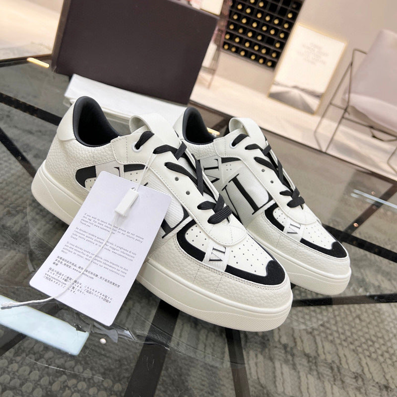 Damen Modische Sneakers mit trendigem Logo-Detail und atmungsaktiver Oberflächenstruktur EB