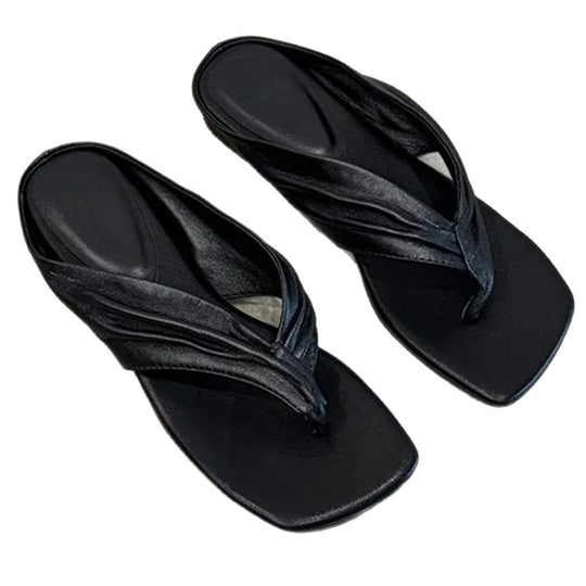 Damen Bequeme Zehentrenner mit stilvollem Riemchen-Design EB